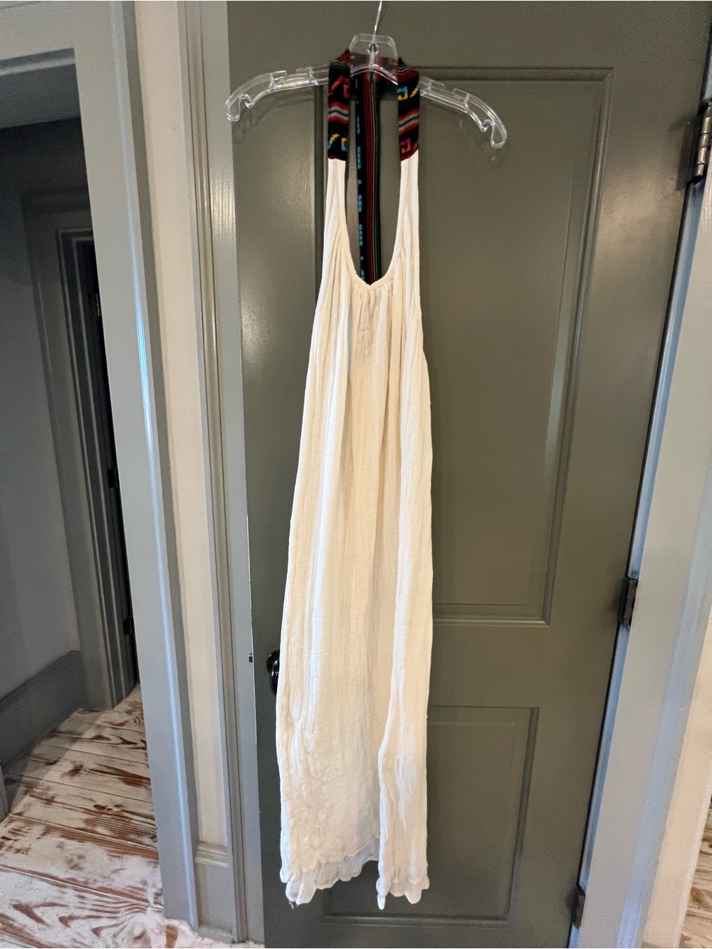 Jen’s Pirate Booty Gauze  Racerback  Tribal Strap Maxi Dress